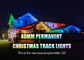 40mm Rgb Rgbw أضواء مسار عيد الميلاد الدائمة IP68 إضاءة العطلات وحدات بكسل النقطة الضوء