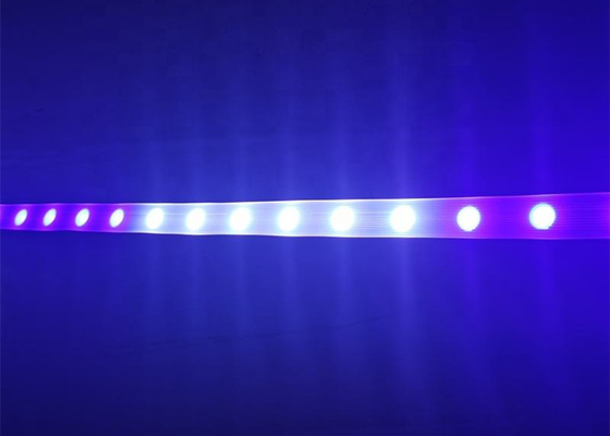 في الهواء الطلق LED الخطي الجدار Grazer Light 24W RGB 4 جوانب قابلة للانحناء للجدار المنحني