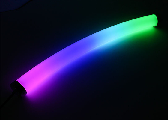 الرقمية RGB RGBW بكسل LED نيون قطاع DC5V 12V 24V قطر 40mm بالألوان الكاملة