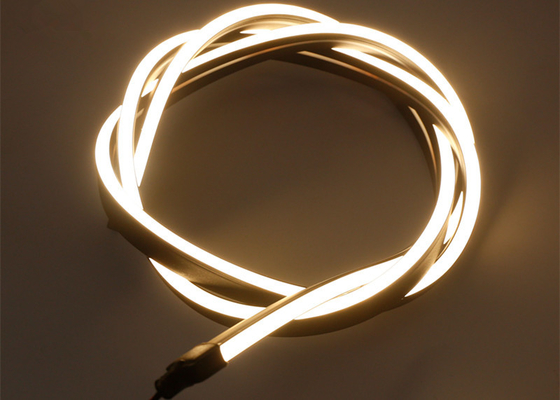 6 * 12mm LED Neon Flex Light مضاد للماء في الهواء الطلق السيليكون LED Neon Rope Light