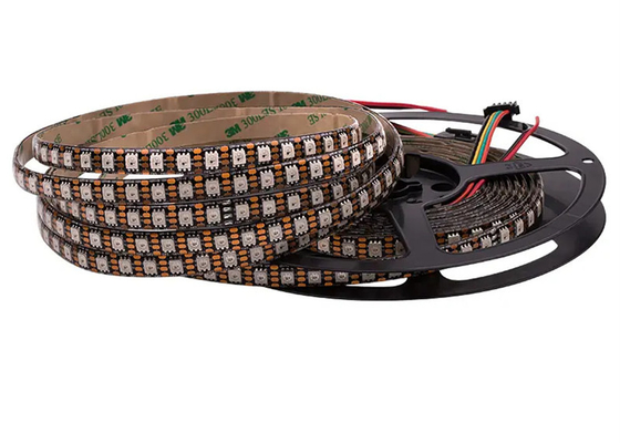 DC12V خط إشارة رقمية مزدوجة IP20 WS2815 SMD5050 96 led/m l RGB IC شريط LED قابل للتوجه