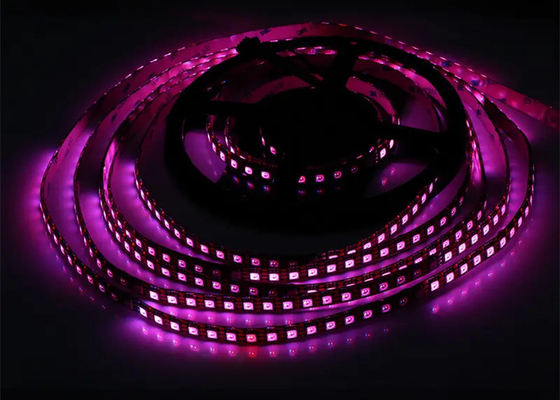 DC12V خط إشارة رقمية مزدوجة IP20 WS2815 SMD5050 96 led/m l RGB IC شريط LED قابل للتوجه