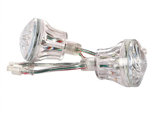 24 فولت RGB WS2811/UCS1903 LED ضوء ترفيهي ضوء بكسل ضوء Cabochon LED 60mm 18 Led