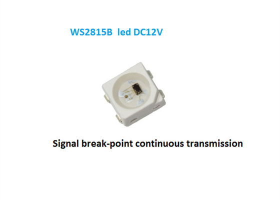 DC12V WS2815B SMD5050 RGB LED Pixel Chips مدمجة في نقطة انقطاع IC مصدر ضوء قابل للتوجيه
