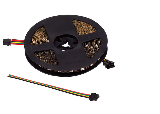DC12V خط إشارة رقمية مزدوجة شريط LED شريط مرن WS2815 SMD5050 IP20 60led 60Pixel RGB WS2815b IC