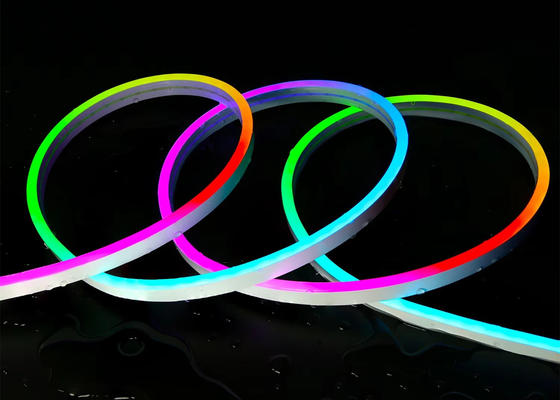 كيت ضوء الحبل ذكي للنيون LED DC5V RGB Neon 1M 2M 5M IP67 DIY Neon Light Strip بلوتوث TUYA WIFI App Music