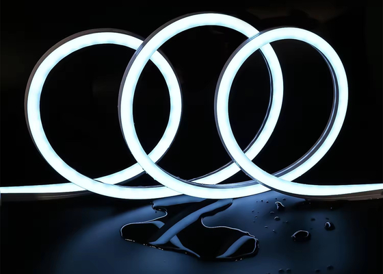 إشارة النيون المخصصة RGBW LED الشريط النيواني الضوء المرن إشارة DMX 24V IP67 مقاوم للماء للزخرفة الداخلية والخارجية 1616mm
