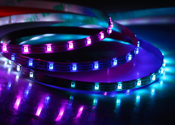 WS2812C 2020 90/120leds مصباح طاولة الرمال السحرية الملونة مصابيح LED المصغرة 4MM