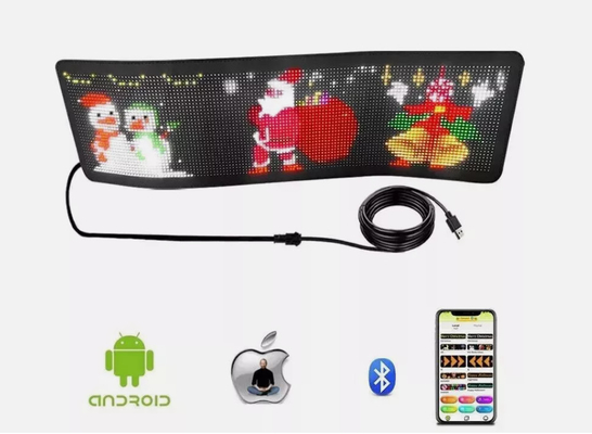 DIY LED Sign Matrix Panel Screen APP Control For Shop Billboard بار سيارة جديدة الحجم 1696 زائد