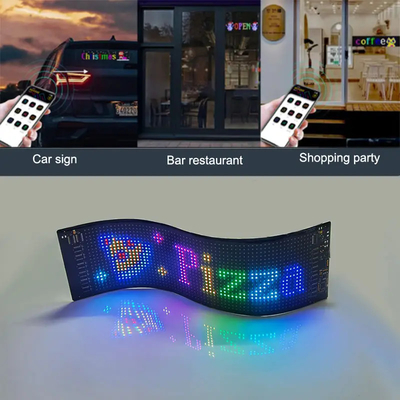 الإعلانات المتحركة لوحة إشارات سيارات LED التحكم بالبرمجة التطبيقية في الخارج إشارات LED ملونة كاملة