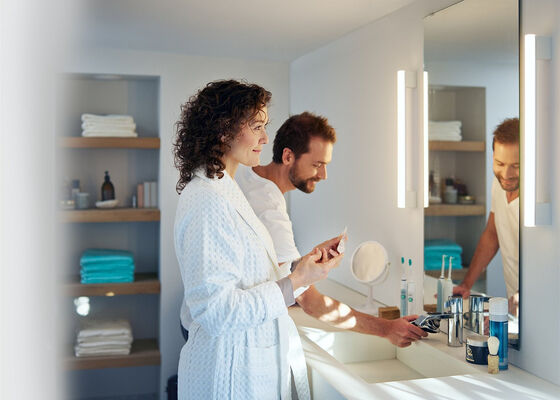 أنبوب LED S14s S14d، مصباح مكياج LED S14، مصباح خزانة أنبوبي فتيل S14، أنبوب خطي، 5 واط/300 ملم