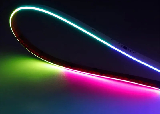 حبل COB النابع الجانبي 630LED لكل متر RGB 8mm مرنة Rgb Free Dot Led Light